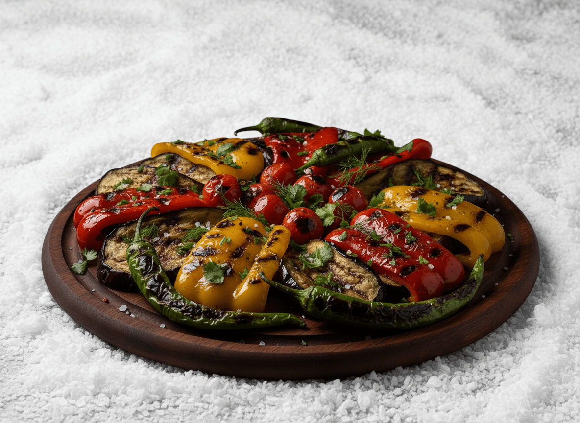 Ассорти овощей на углях