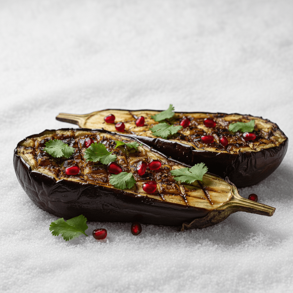 Баклажан на углях