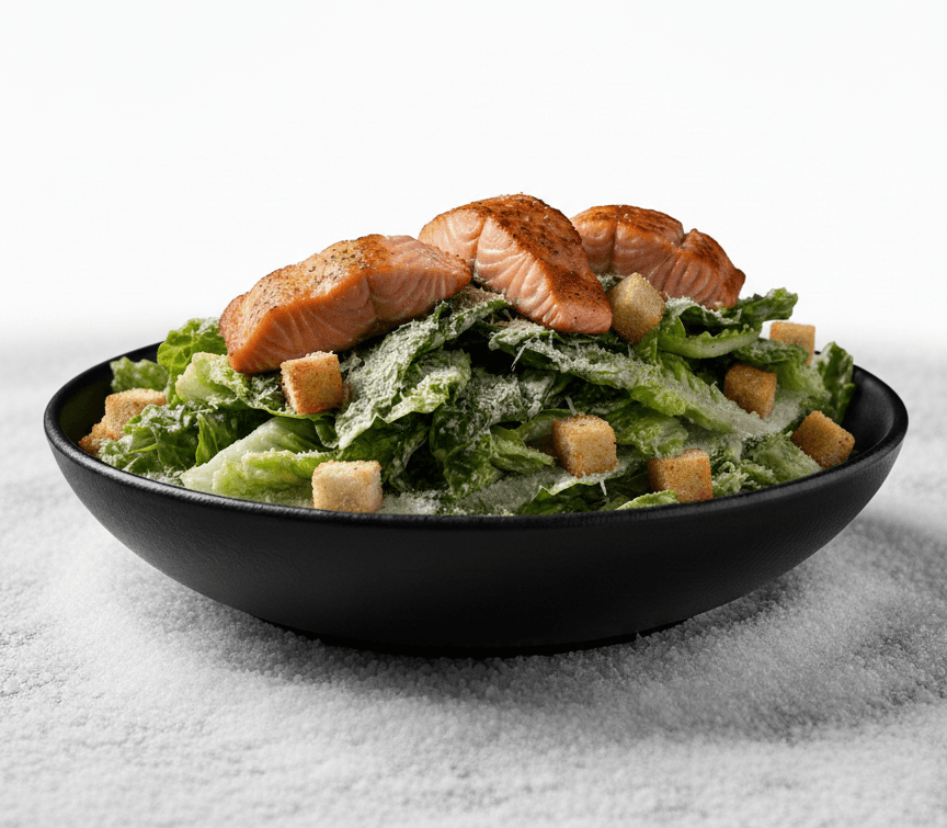 Цезарь с семгой