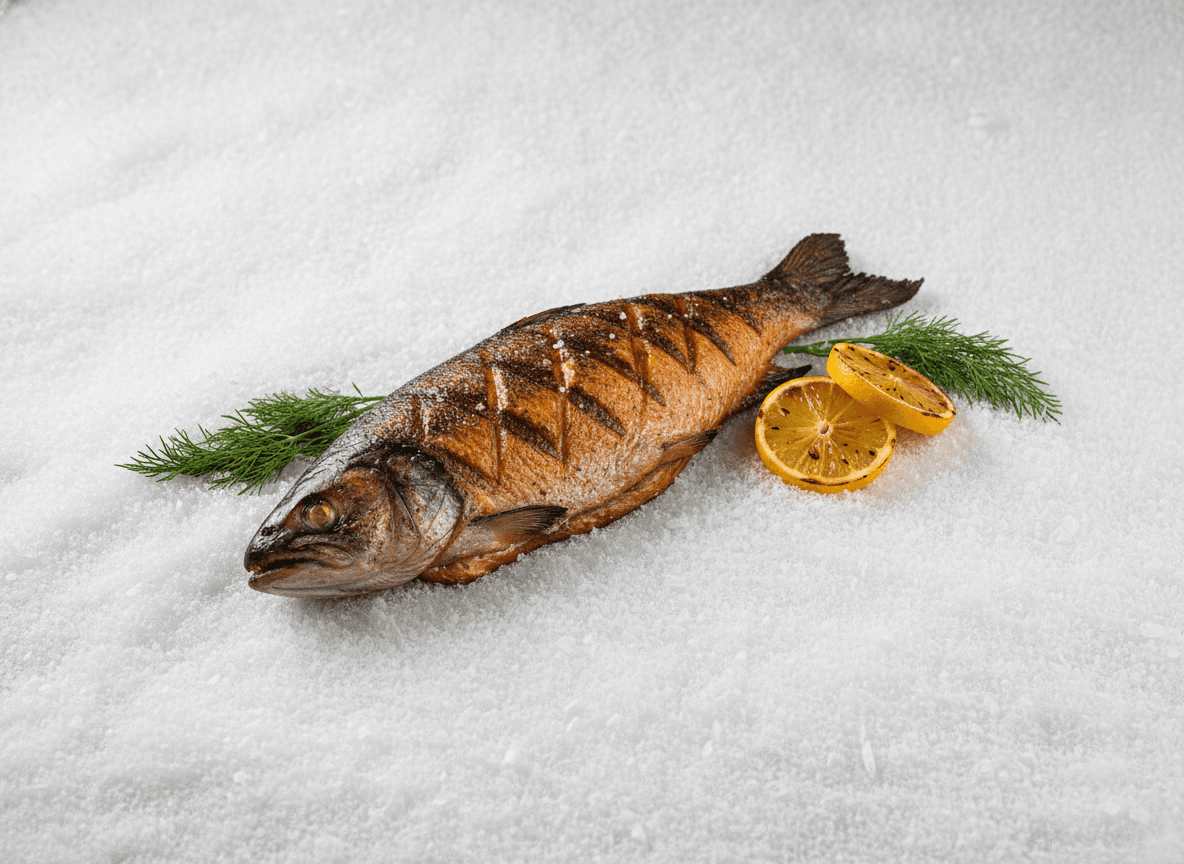 Форель на мангале