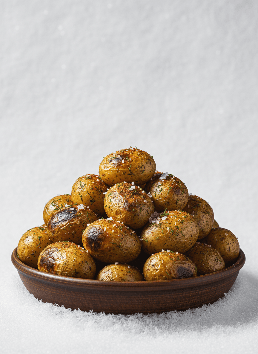 Картофель молодой на углях