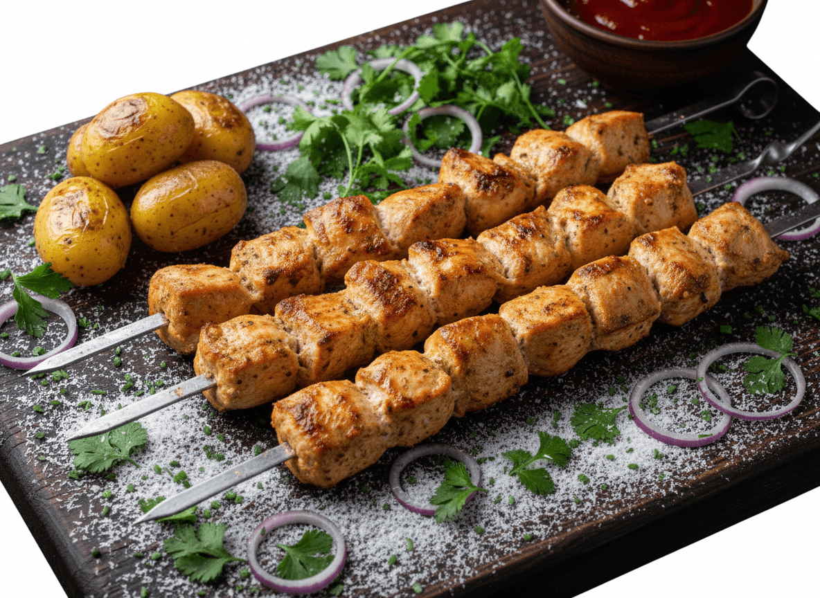 Шашлык из куриного филе