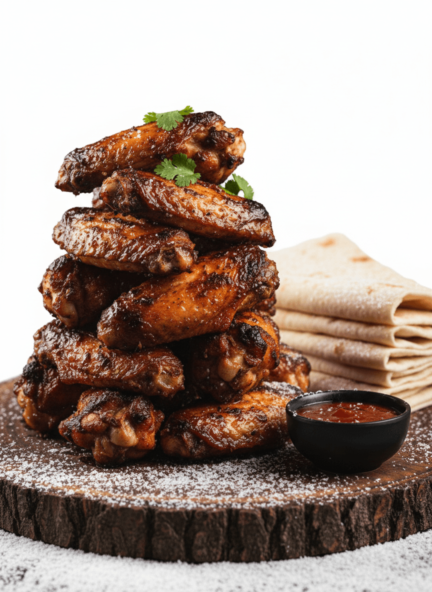 Шашлык из куриных крыльев